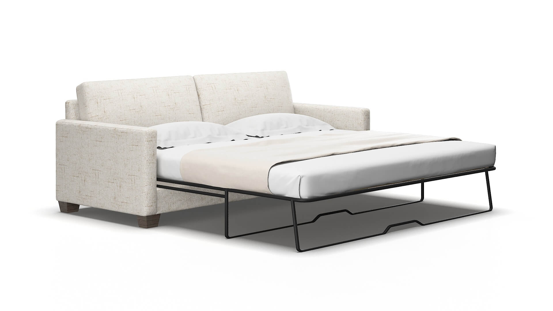 Dresden Derby Taupe Sofa Sleeper Espresso legs 2