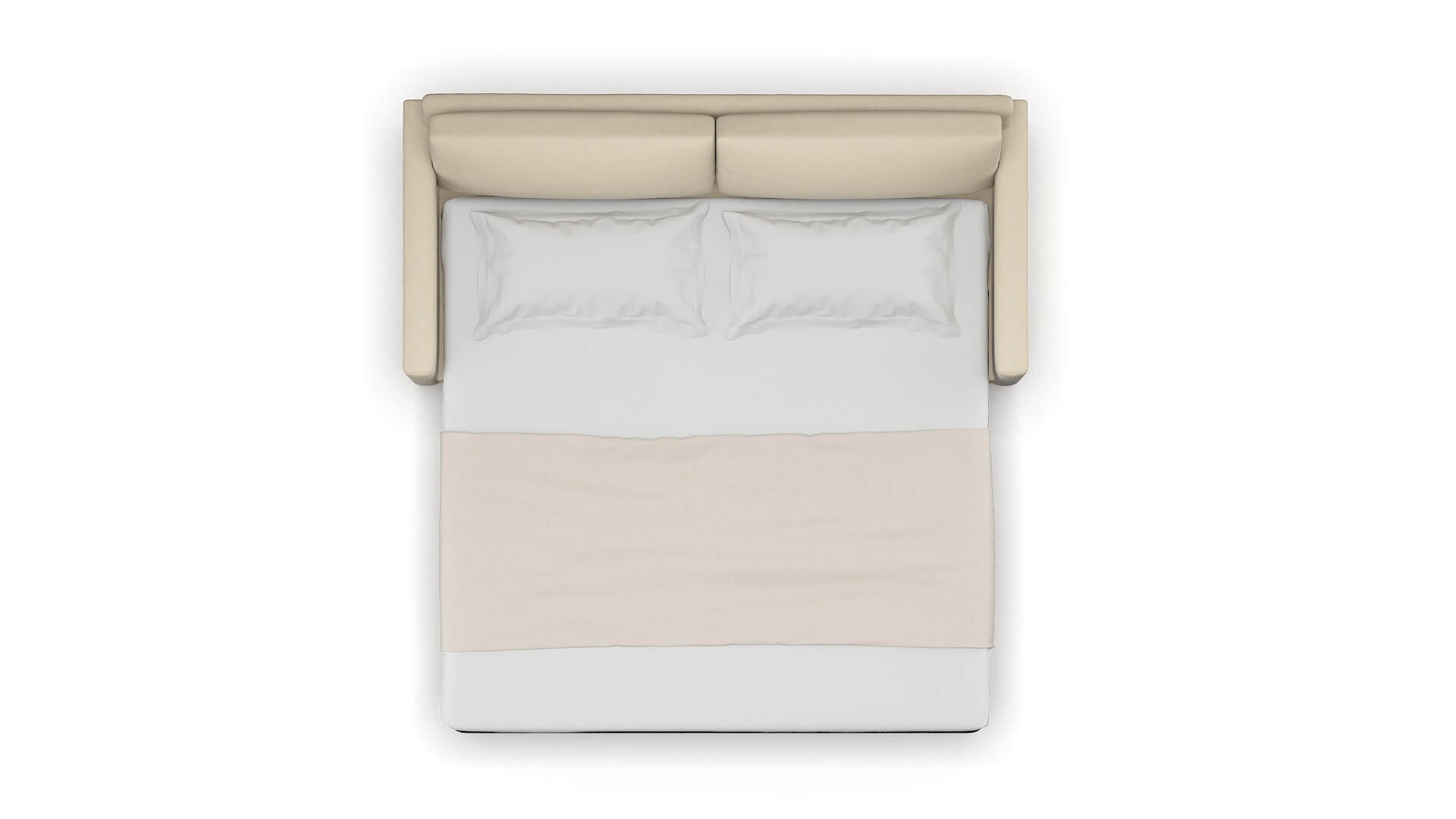 Dresden Dream_d Almond Sofa Sleeper Espresso legs 3