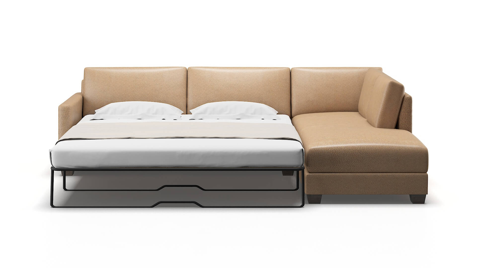 Dresden Ford Dune Panel Sleeper Espresso legs 1