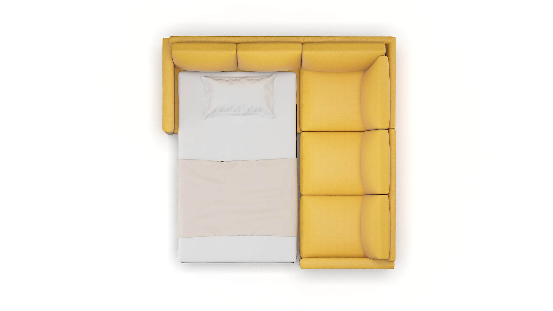 Dresden Glee Aglow Sectional Sleeper Espresso legs 3