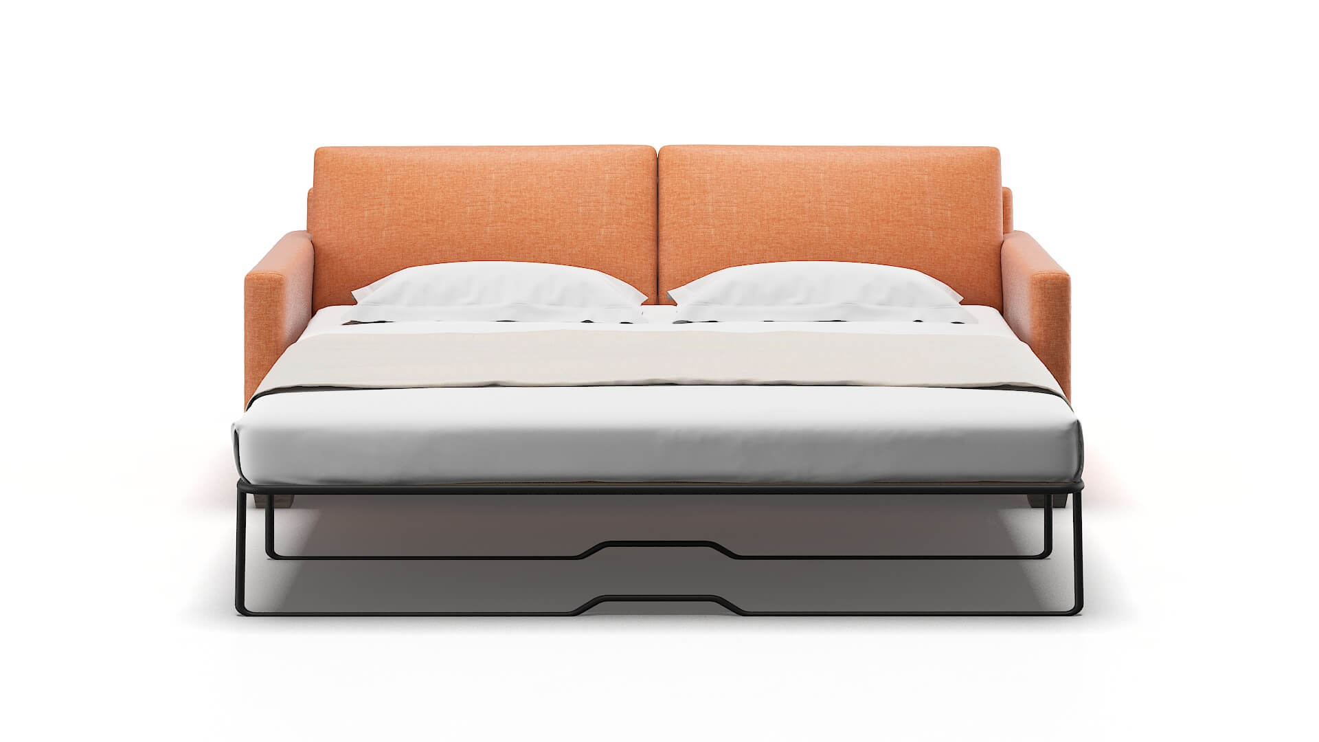 Dresden Hepburn Appricot Sofa Sleeper Espresso legs 1