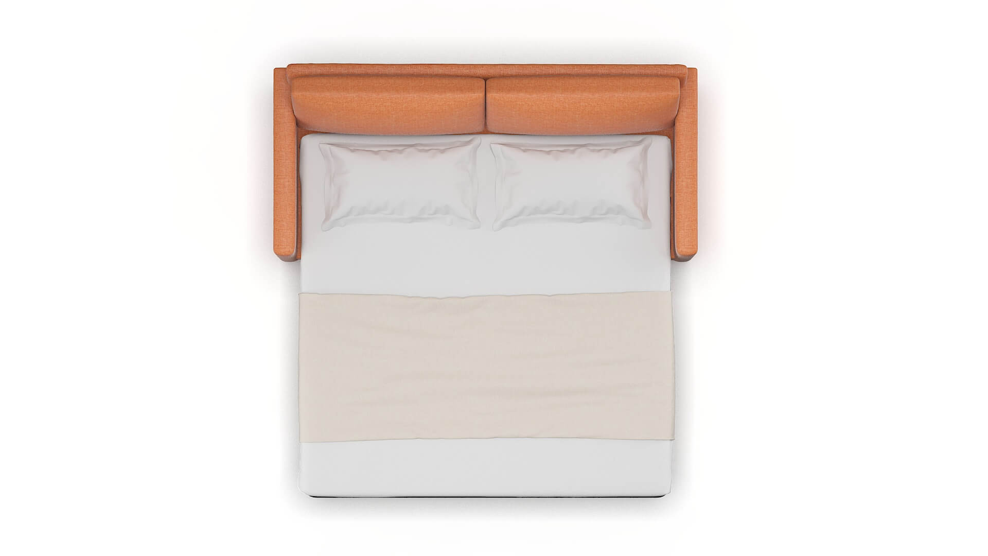 Dresden Hepburn Appricot Sofa Sleeper Espresso legs 3