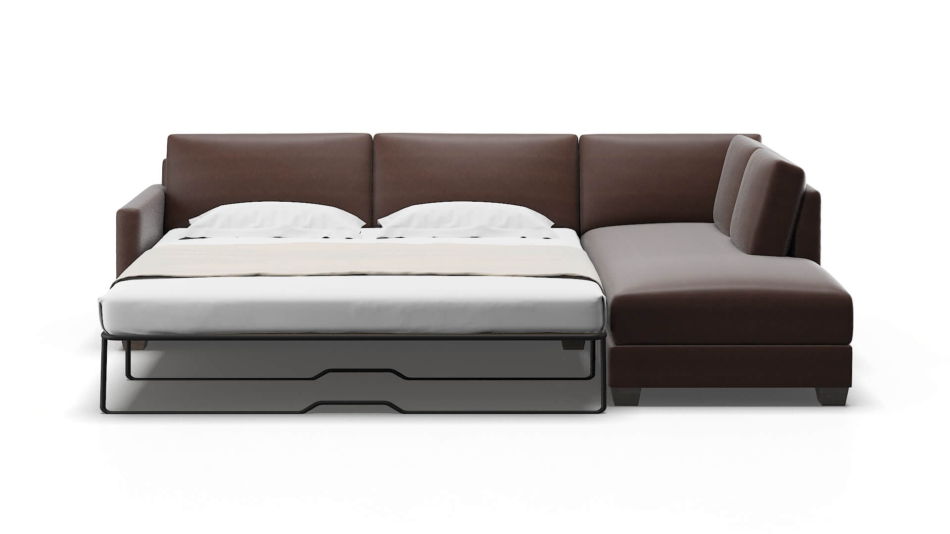 Dresden Insight Cafe Panel Sleeper Espresso legs 1