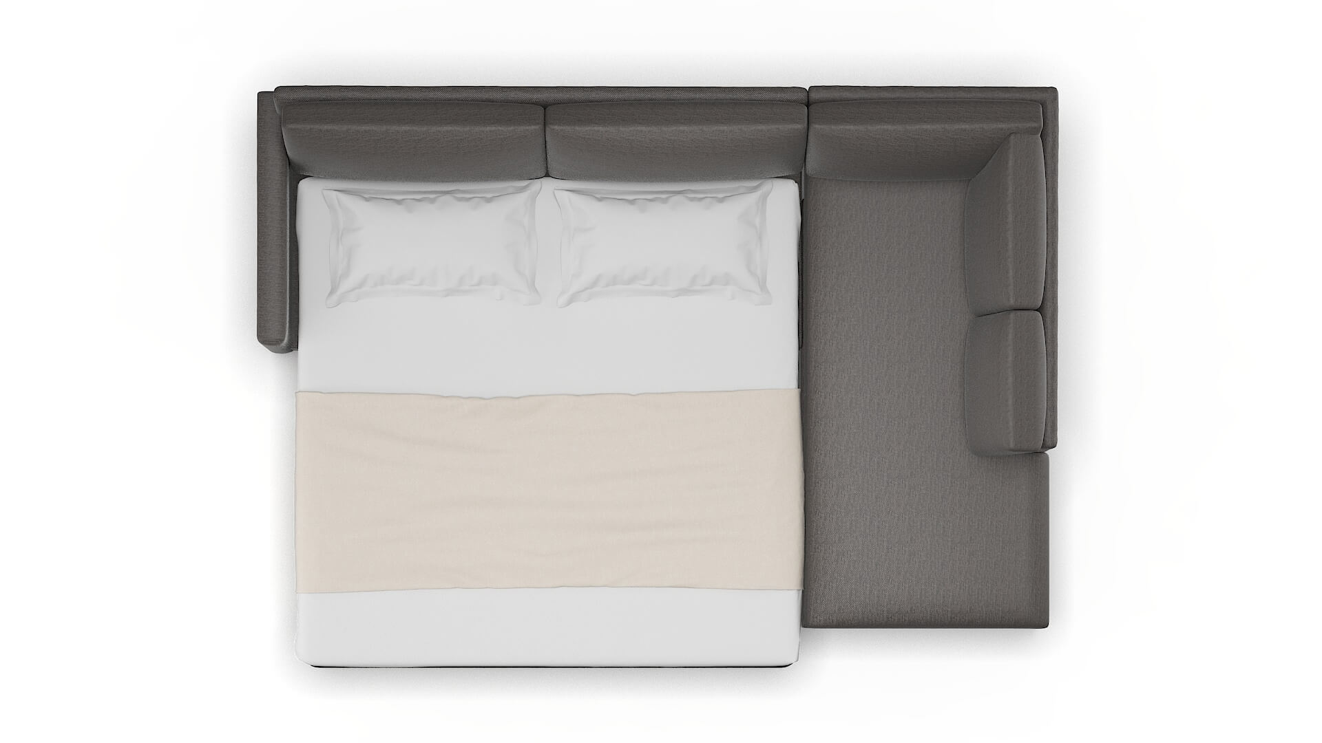 Dresden Insight Eclipse Panel Sleeper Espresso legs 3