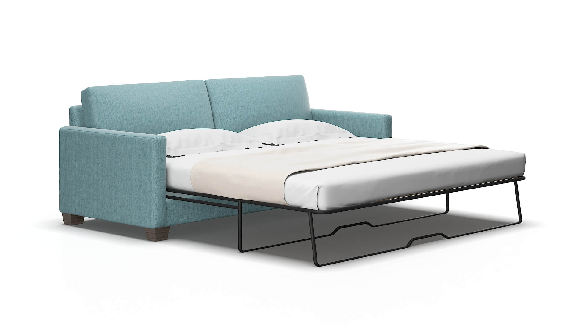 Dresden Insight peacock Sofa sleeper Espresso Legs  2