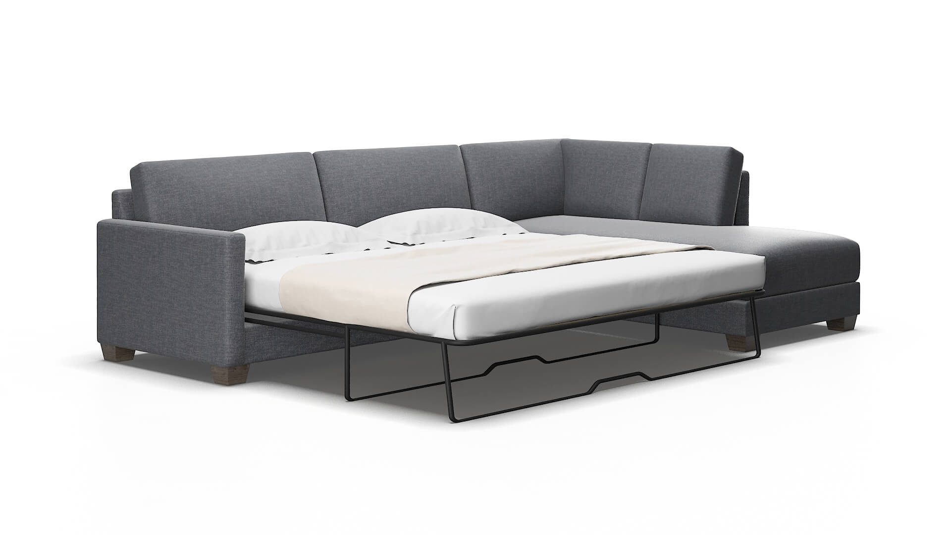 Dresden Keylargo graphite Panel sleeper Espresso Legs  2