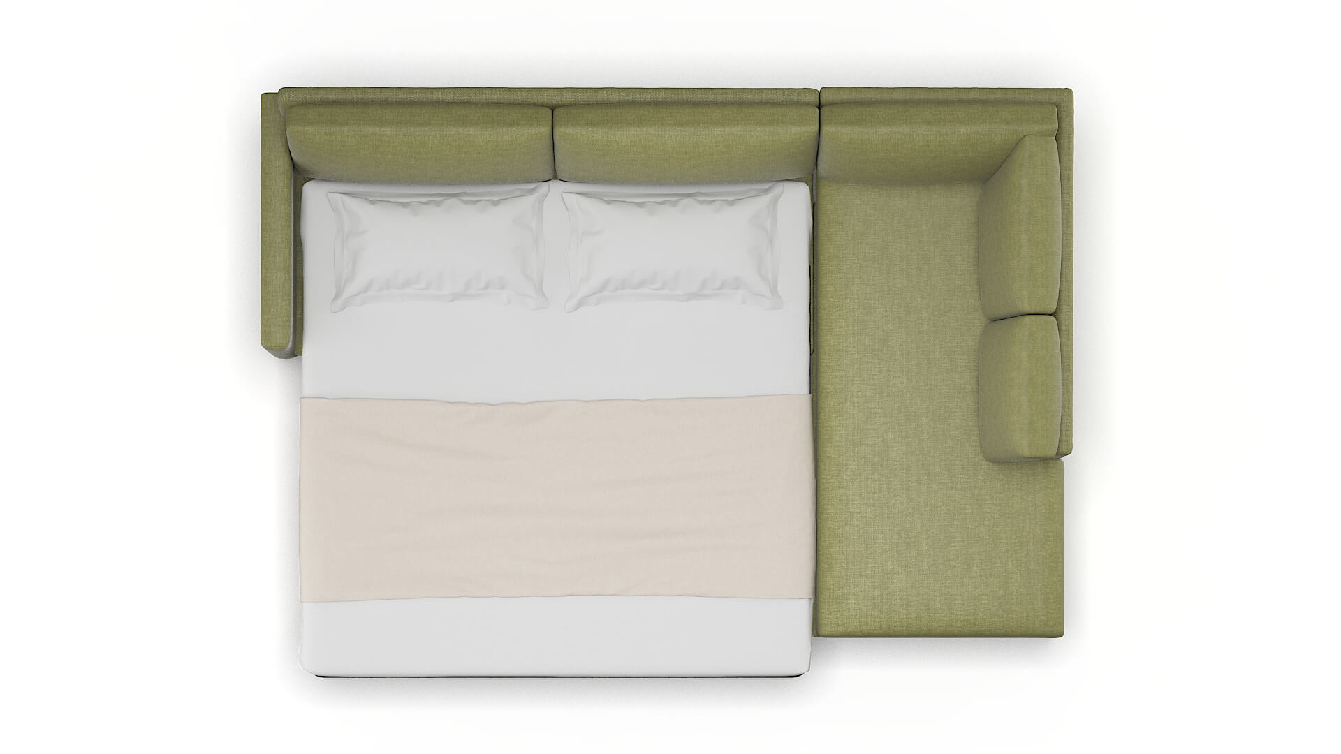 Dresden Keylargo Grass Panel Sleeper Espresso legs 3