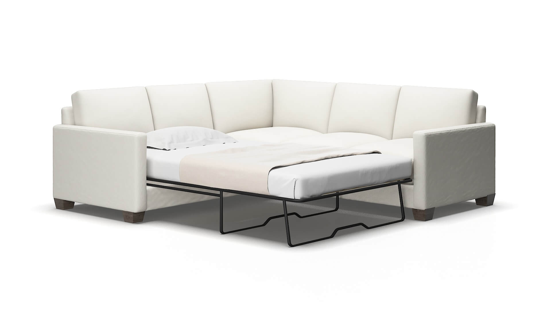 Dresden Keylargo oatmeal Sectional sleeper Espresso Legs  2