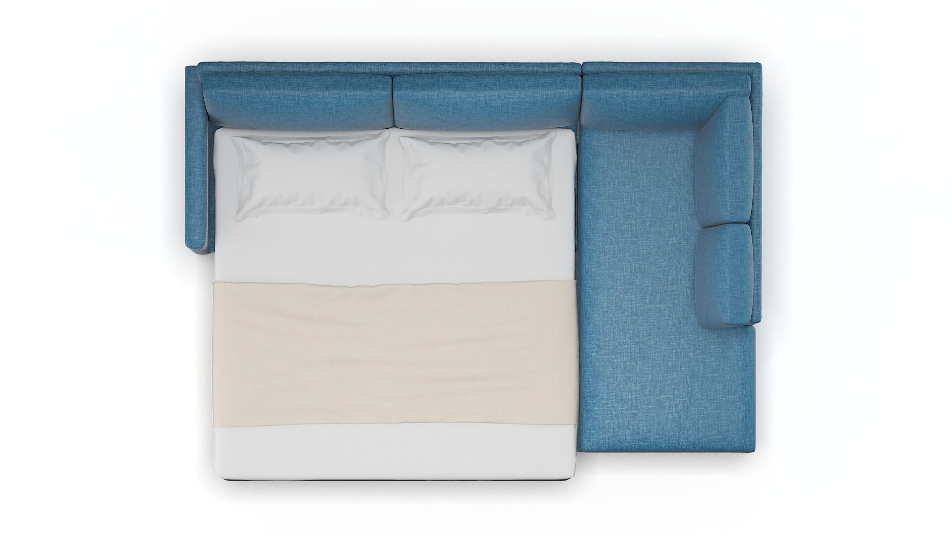 Dresden Keylargo Ocean Panel Sleeper Espresso legs 3