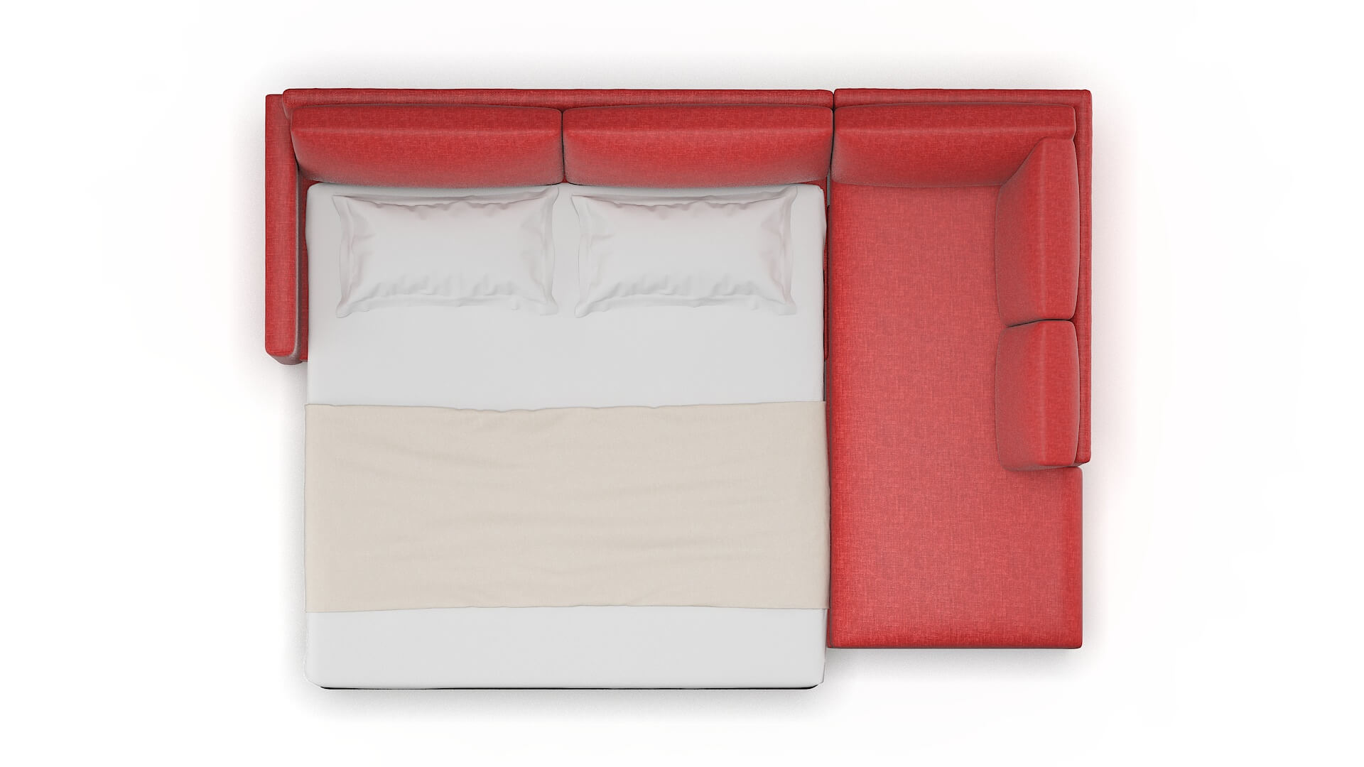 Dresden Keylargo Ruby Panel Sleeper Espresso legs 3