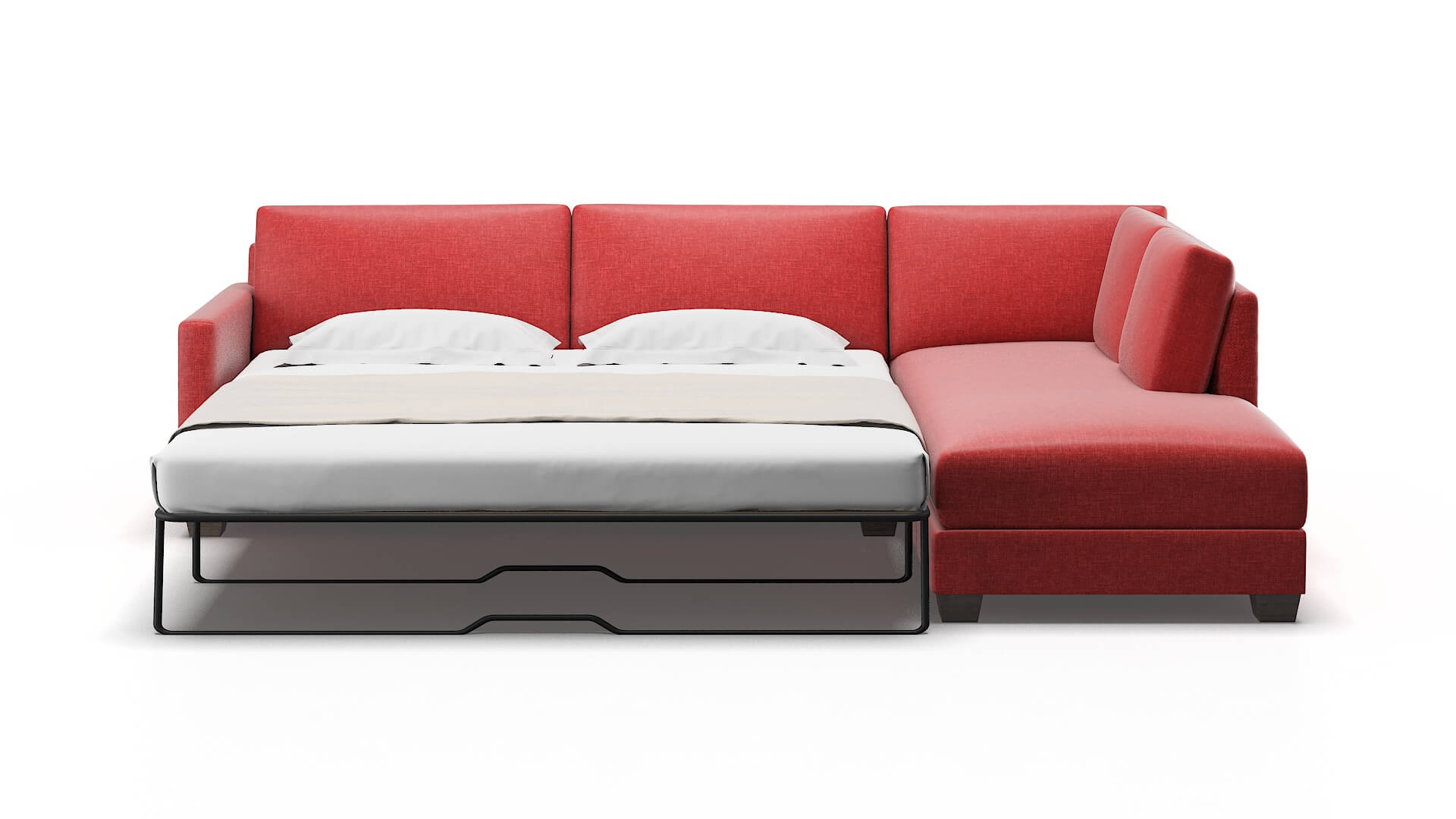 Dresden Leslie Poppy Panel Sleeper Espresso legs 1