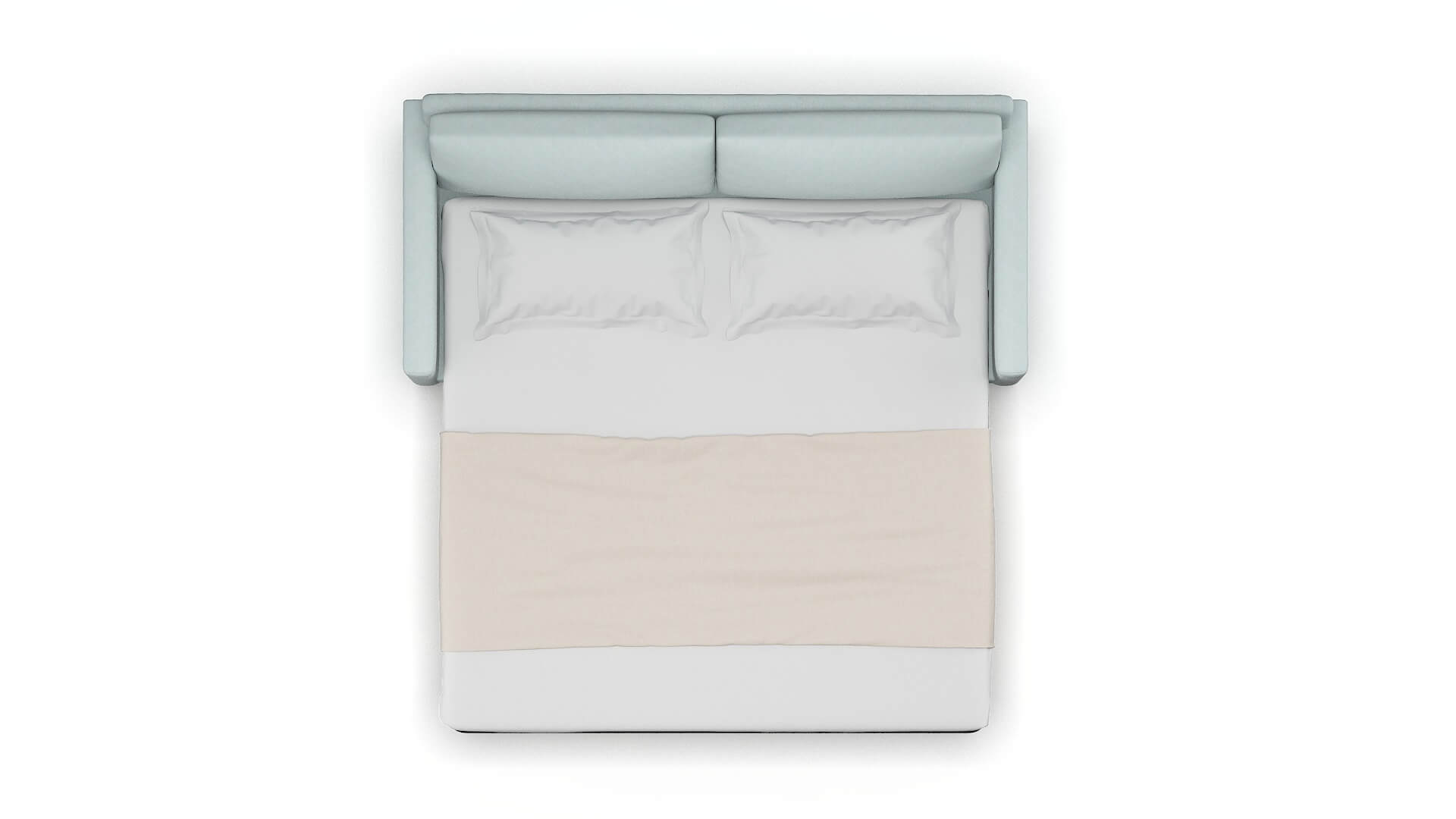 Dresden Leslie Robins_egg Sofa Sleeper Espresso legs 3