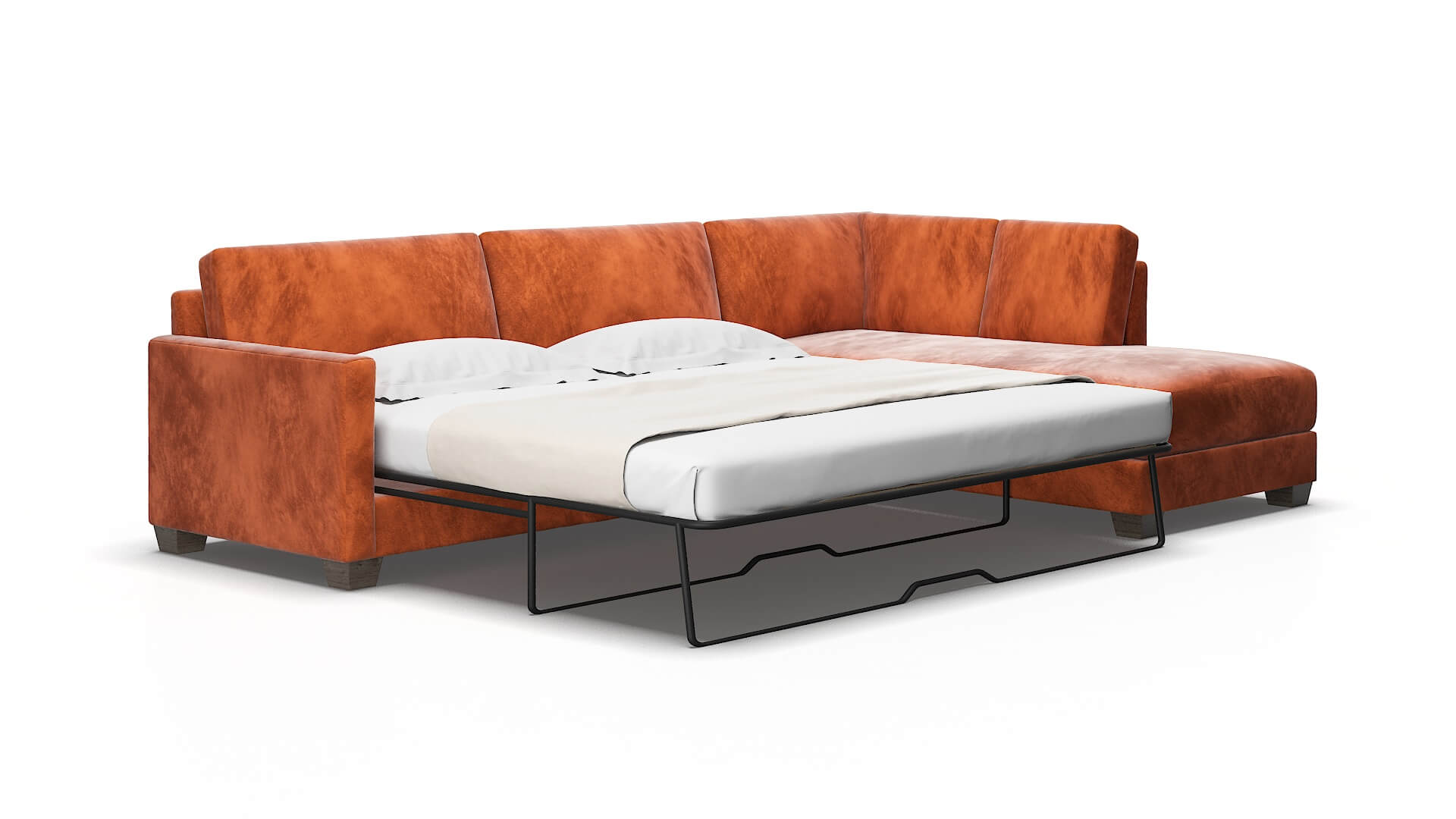 Dresden Loft copper Panel sleeper Espresso Legs  2