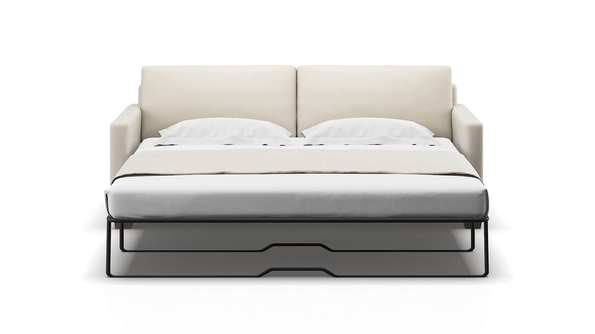 Dresden Malibu Linen Sofa Sleeper Espresso legs 1