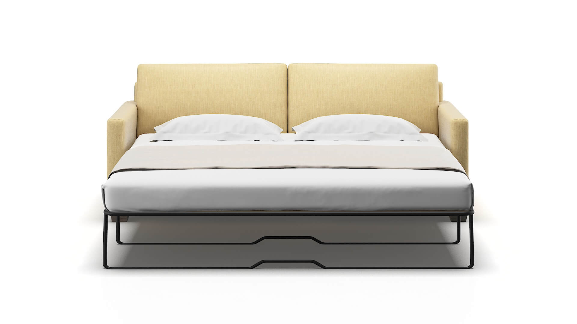 Dresden Malibu Maize Sofa Sleeper Espresso legs 1