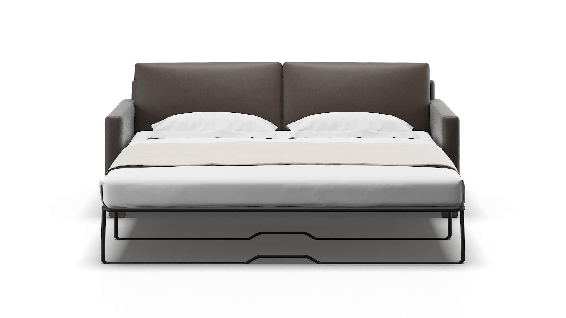 Dresden Naples Graphite Sofa Sleeper Espresso legs 1