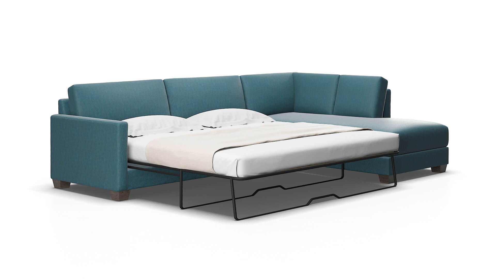 Dresden Naples slate Panel sleeper Espresso Legs  2