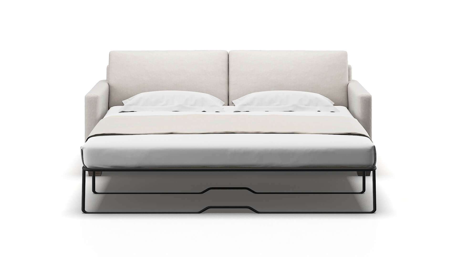 Dresden Noble Grey Sofa Sleeper Espresso legs 1