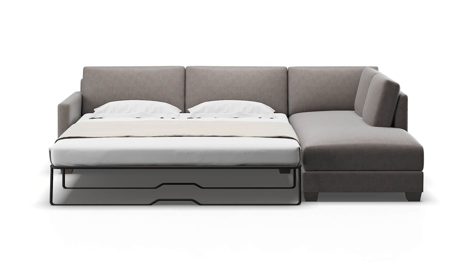 Dresden Noble Otter Panel Sleeper Espresso legs 1