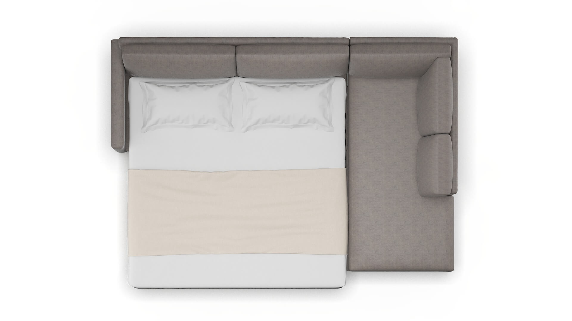 Dresden Noble Otter Panel Sleeper Espresso legs 3