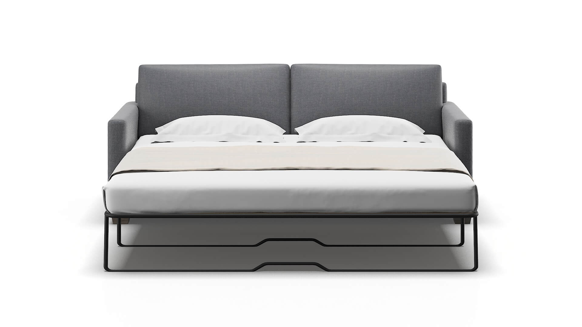 Dresden Notion Graphite Sofa Sleeper Espresso legs 1