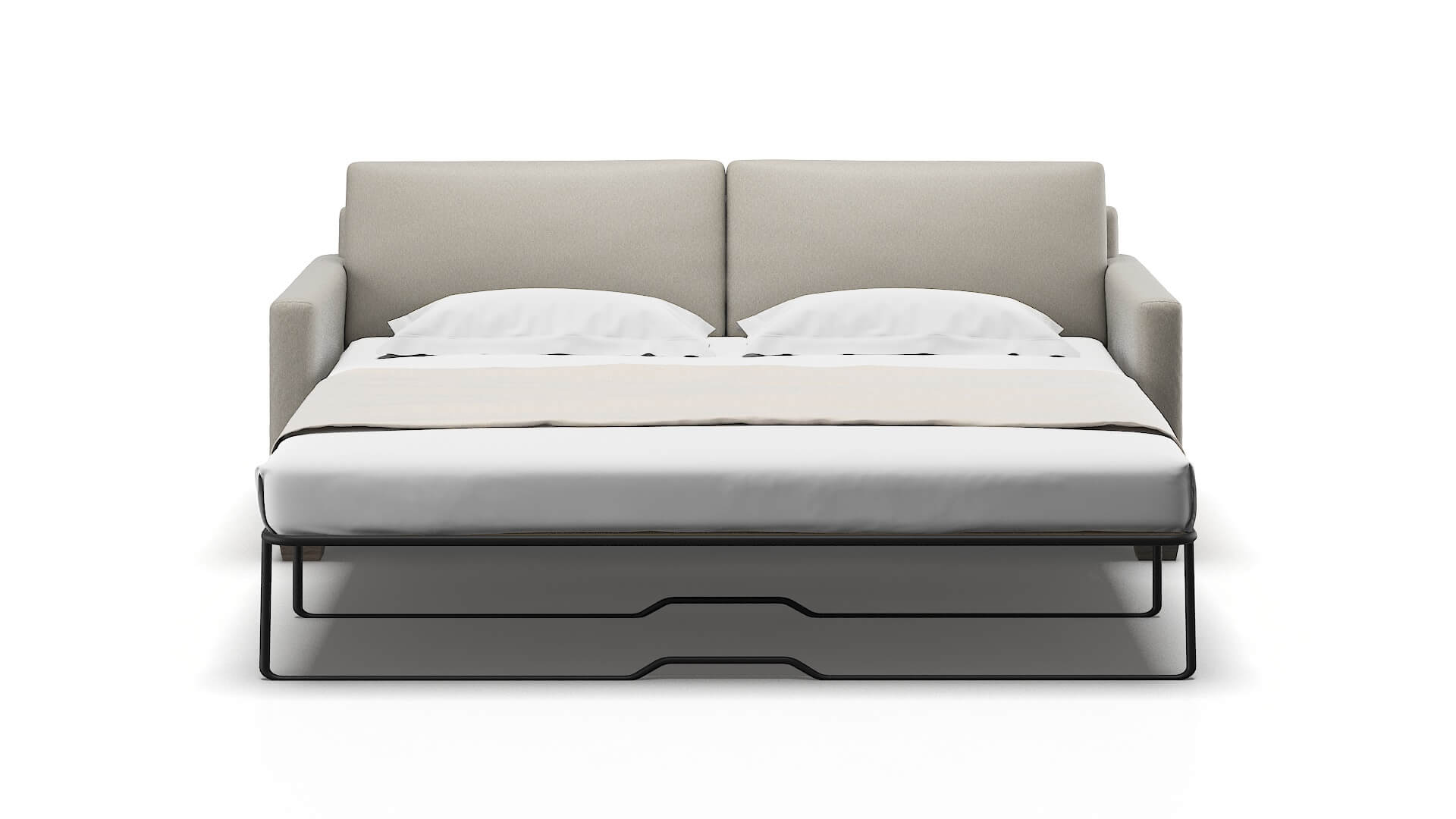 Dresden Oscar Silver Sofa Sleeper Espresso legs 1