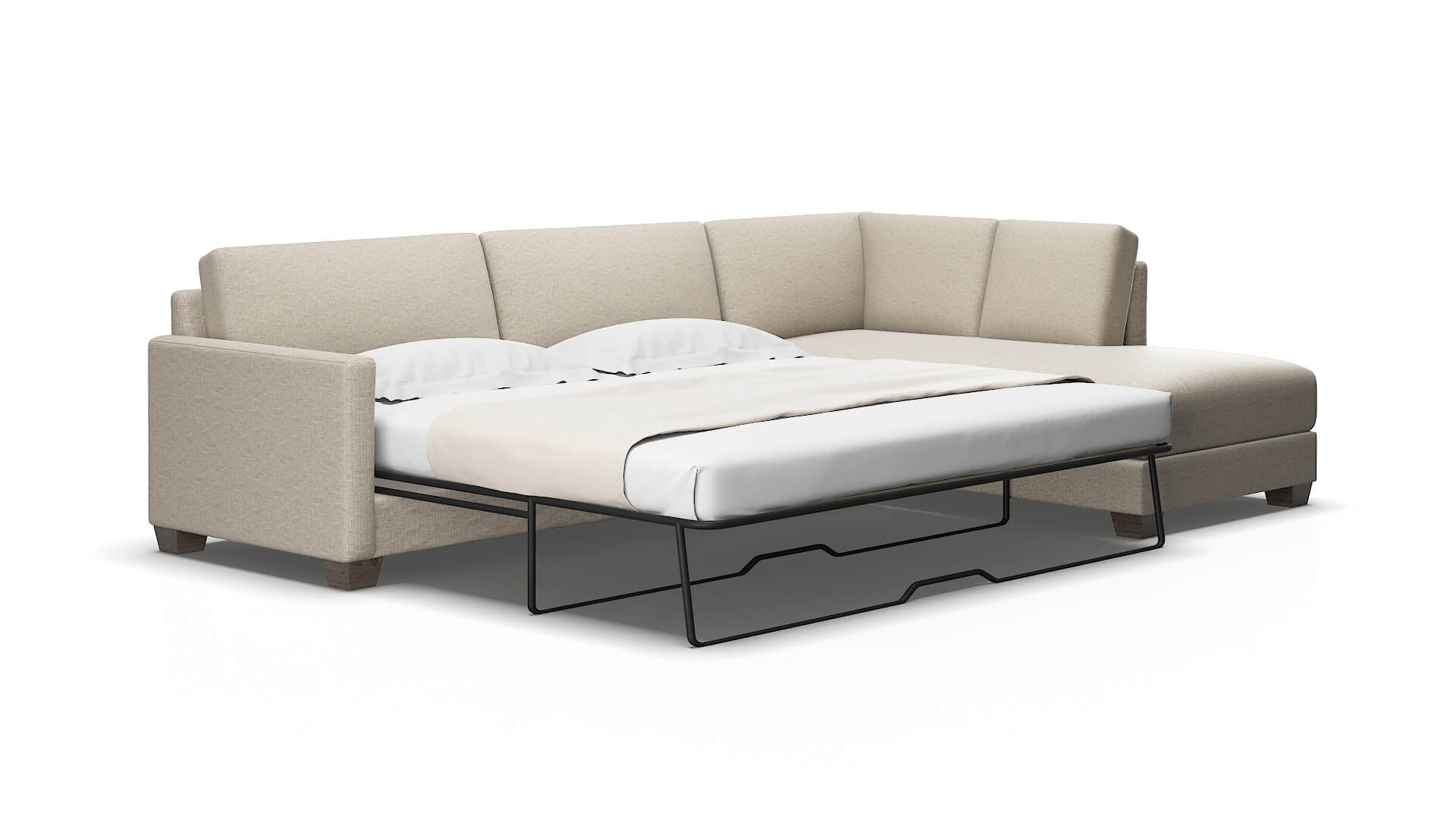 Dresden Parker wheat Panel sleeper Espresso Legs  2