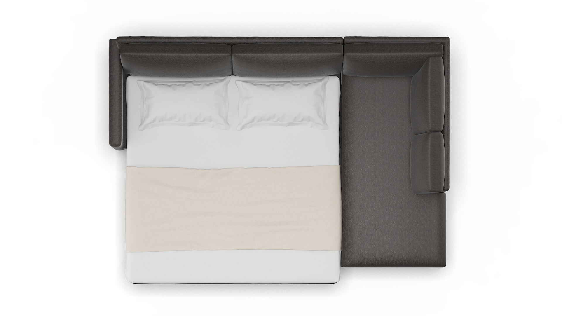 Dresden Phoenix Chocolate Panel Sleeper Espresso legs 3