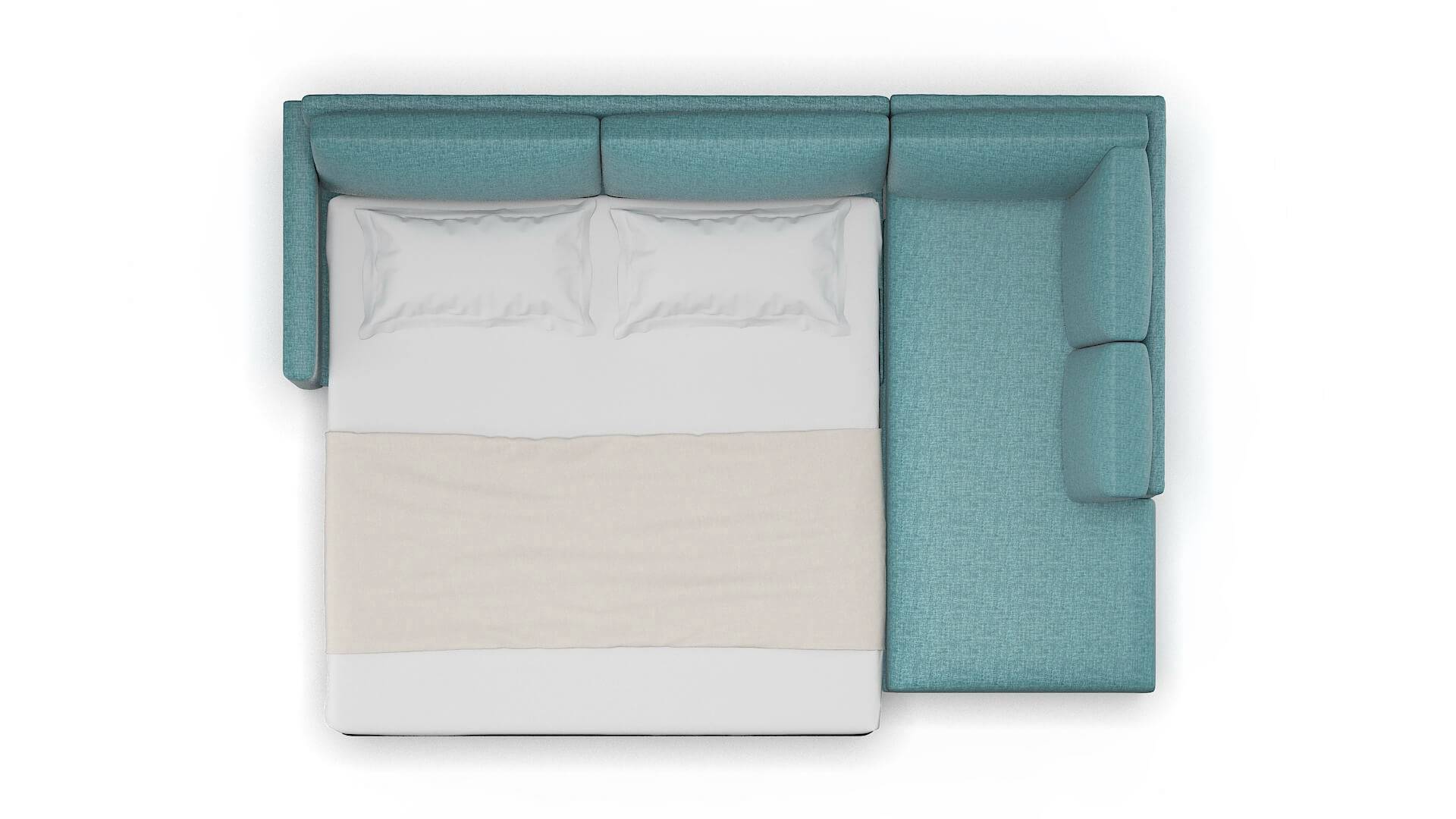 Dresden Portland Lake Panel Sleeper Espresso legs 3