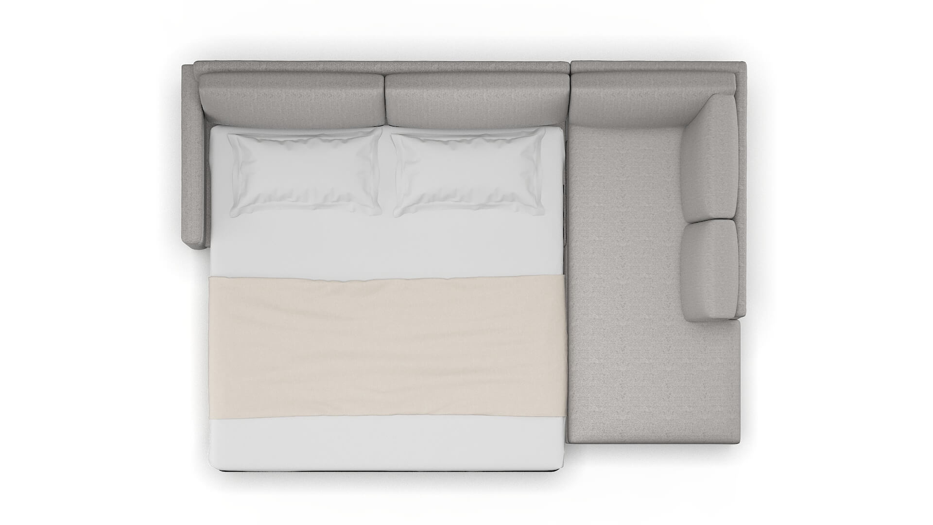 Dresden Prime Ash Panel Sleeper Espresso legs 3