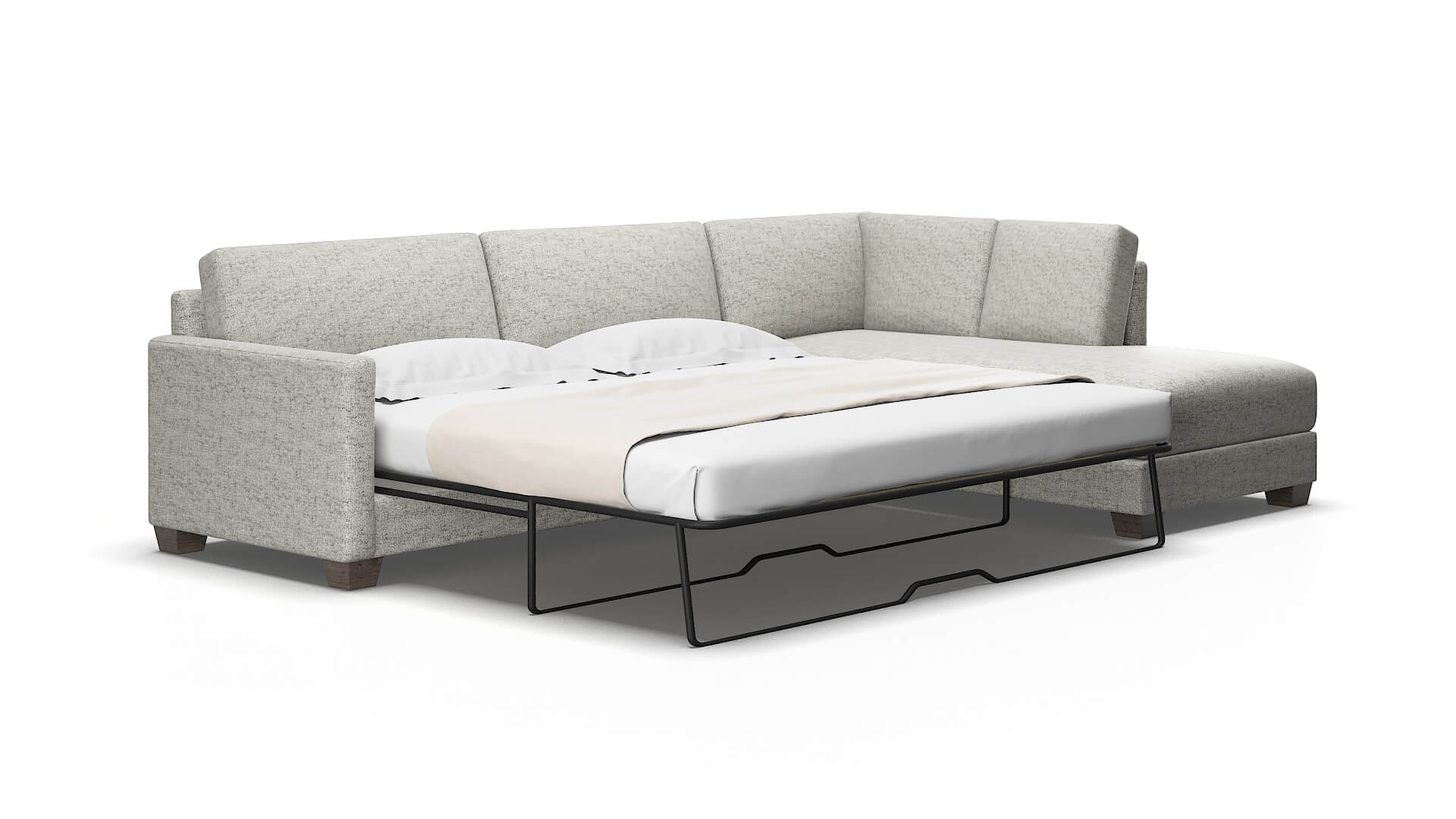 Dresden Prime gravel Panel sleeper Espresso Legs  2