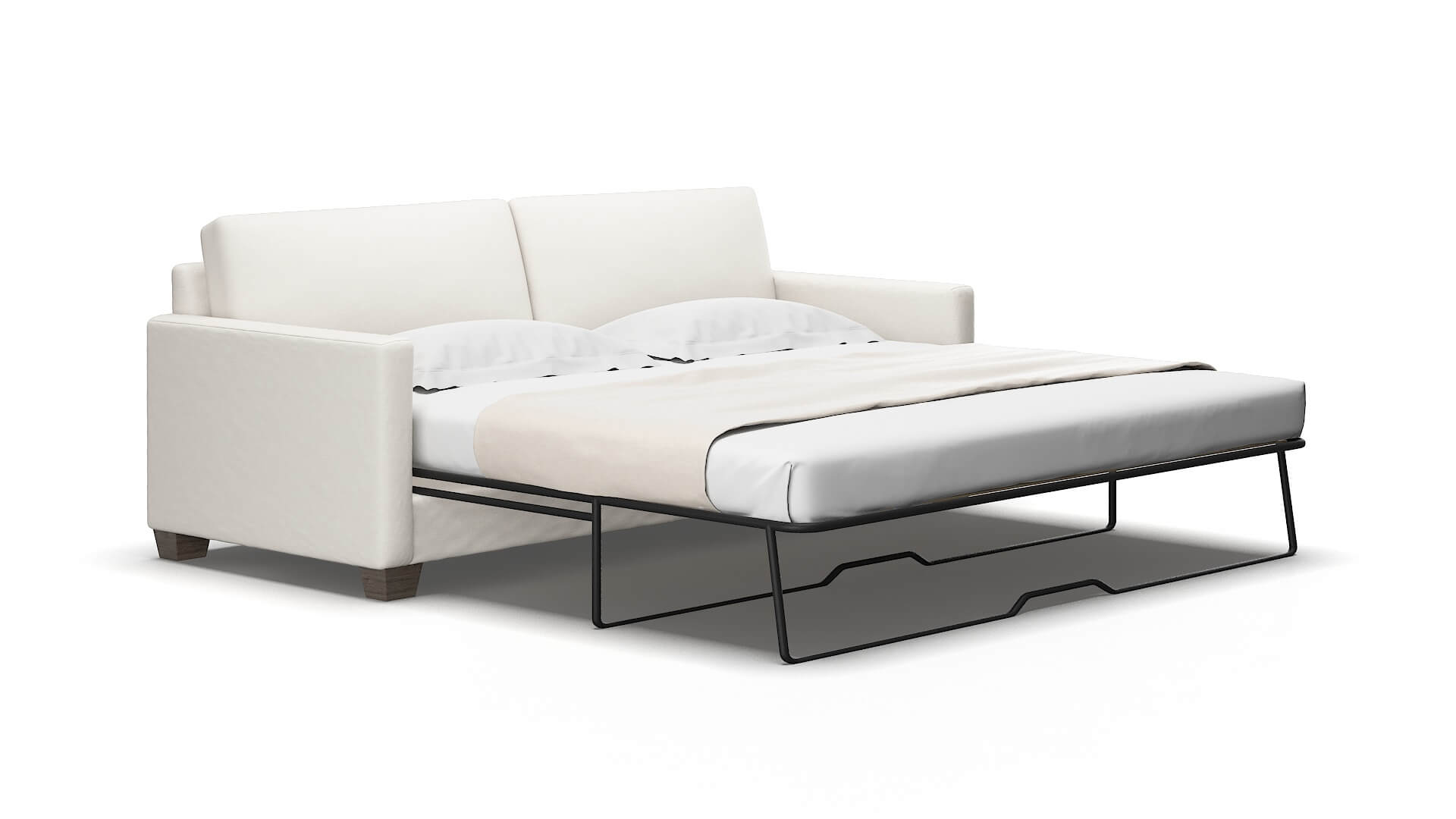 Dresden Redondo pearl Sofa sleeper Espresso Legs  2
