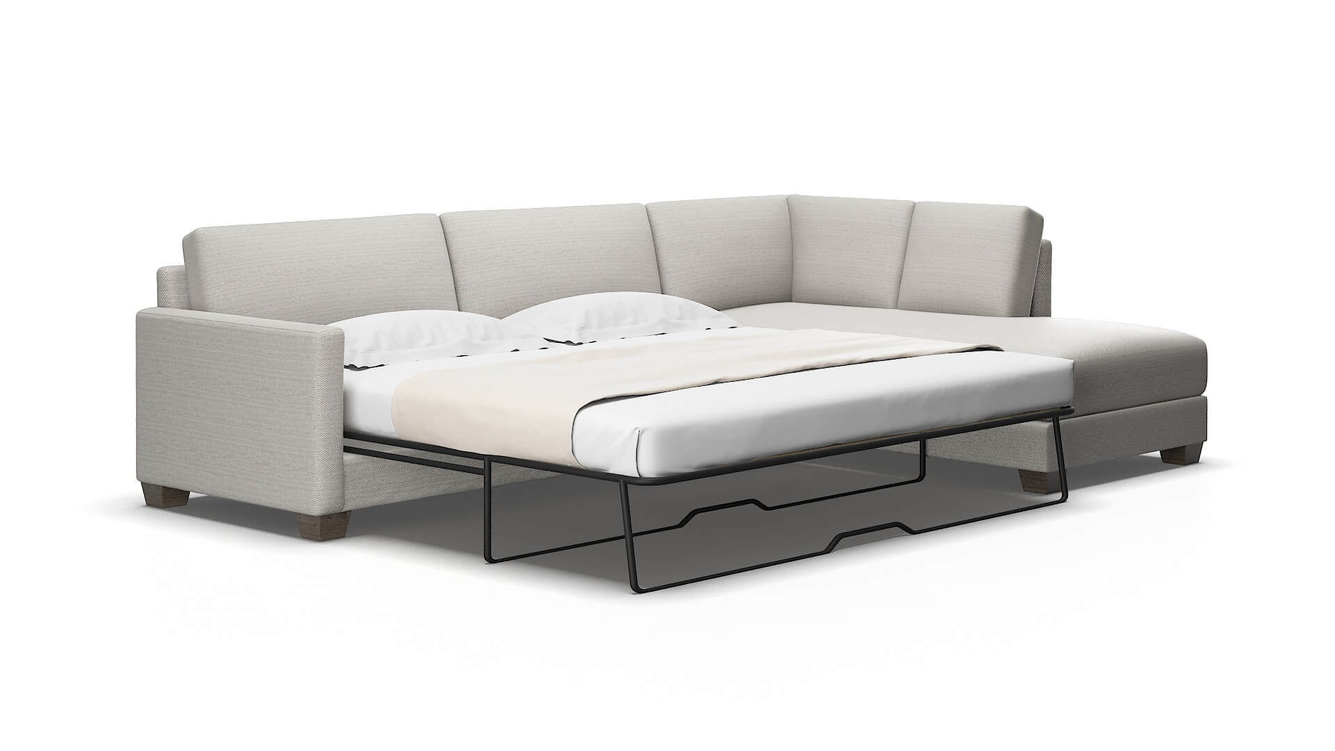 Dresden Redondo Stone Panel Sleeper Espresso legs 2