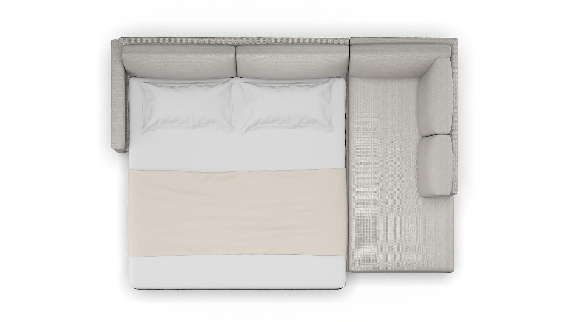 Dresden Redondo Stone Panel Sleeper Espresso legs 3