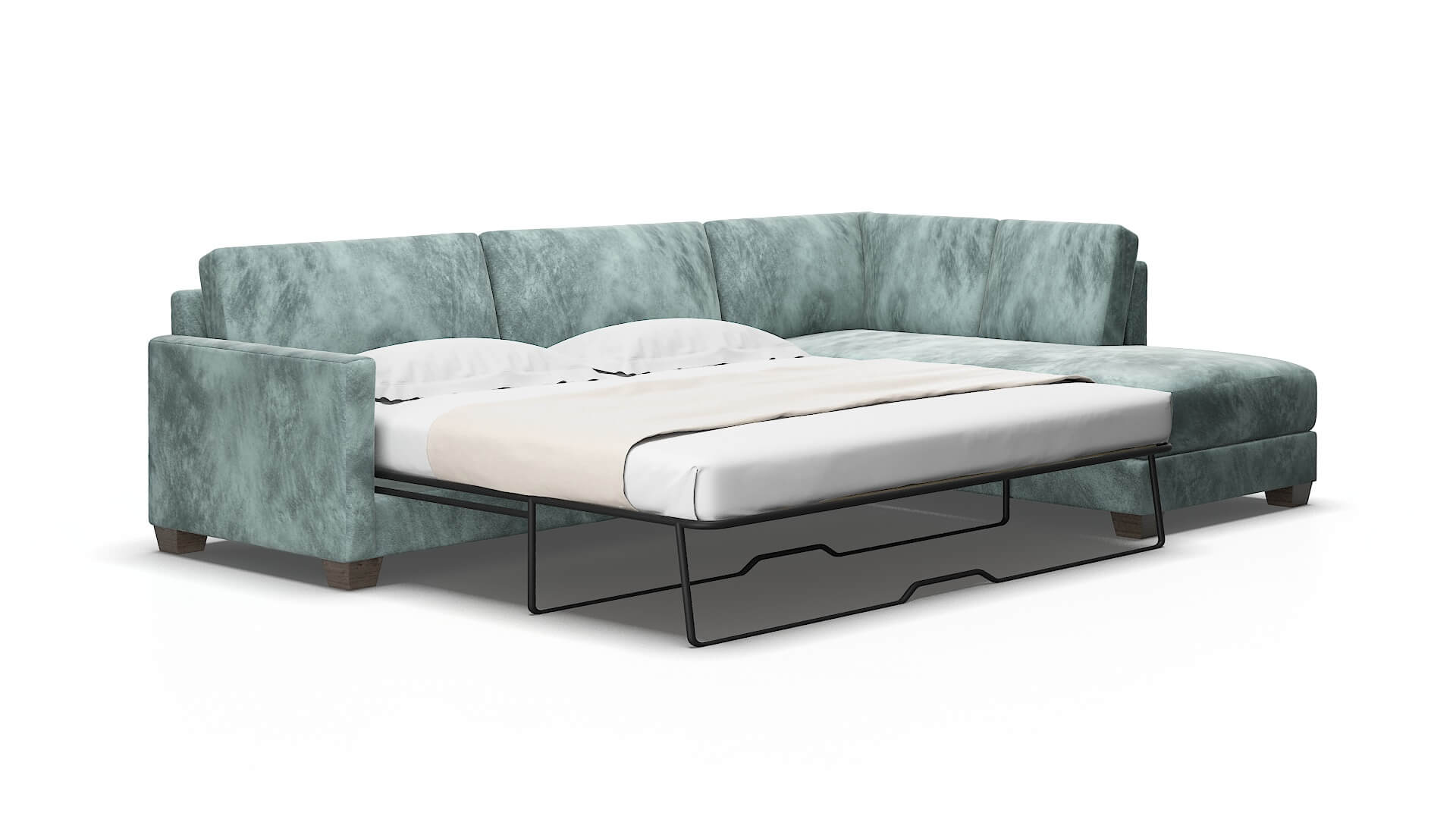 Dresden Royale cloud Panel sleeper Espresso Legs  2