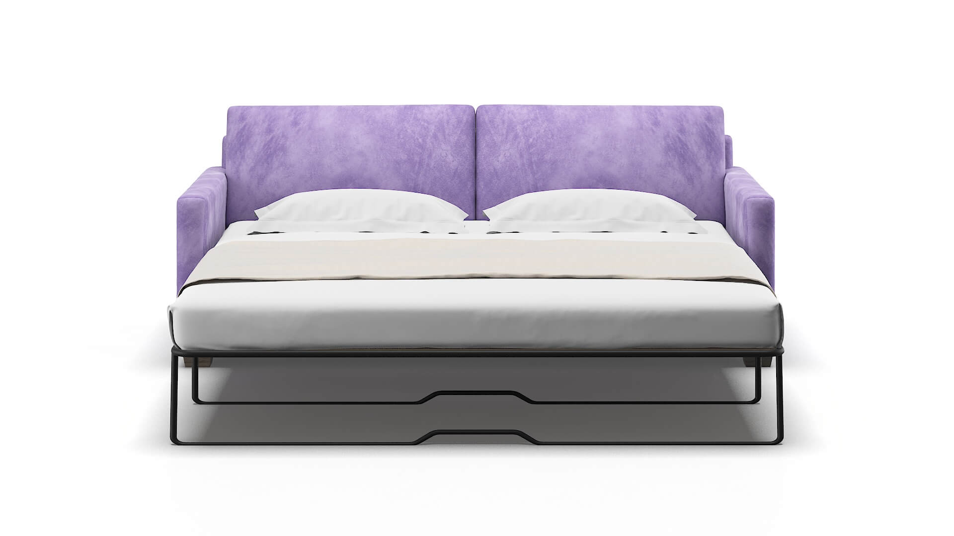 Dresden Royale Lavender Sofa Sleeper Espresso legs 1