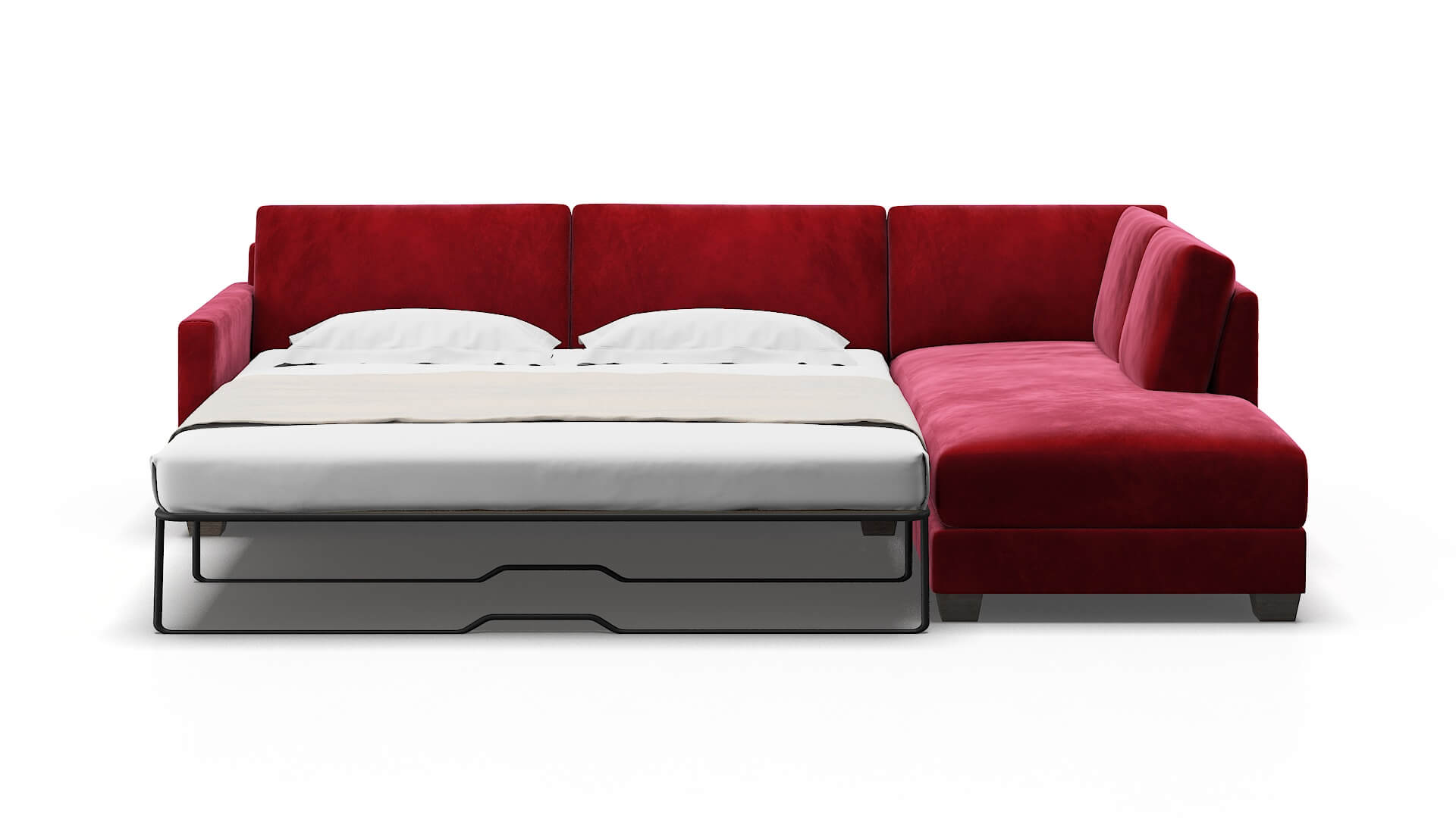 Dresden Royale Ruby Panel Sleeper Espresso legs 1