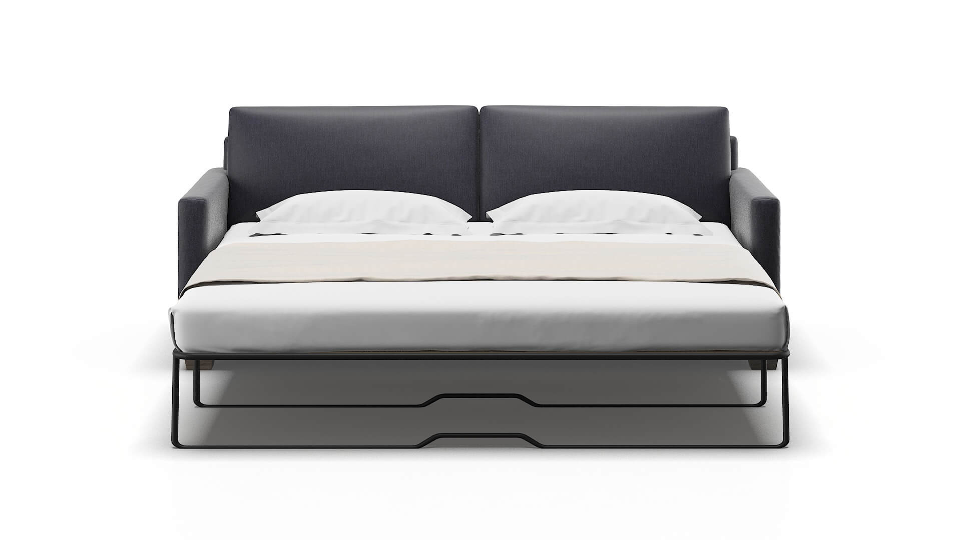 Dresden Sasha Navy Sofa Sleeper Espresso legs 1