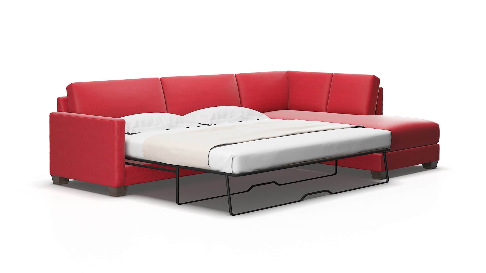 Dresden Sorrento Berry Panel Sleeper espresso legs 2