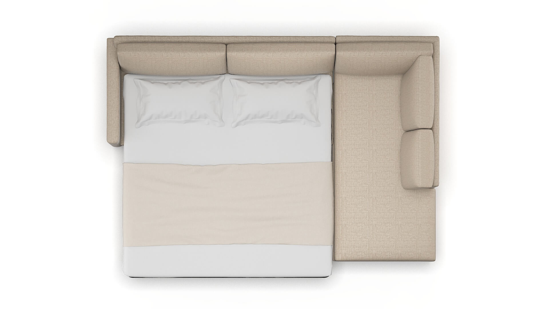 Dresden Sosoftness 74 Panel Sleeper Espresso legs 3