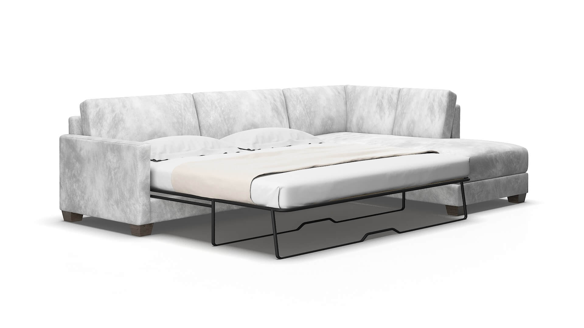 Dresden Terrain pearl Panel sleeper Espresso Legs  2