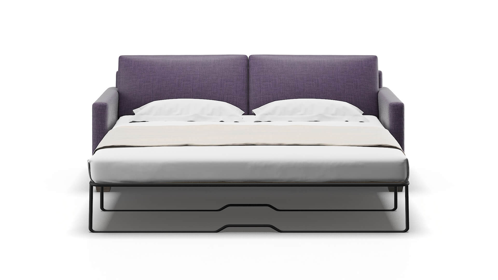 Dresden Tess Blackberry Sofa Sleeper Espresso legs 1