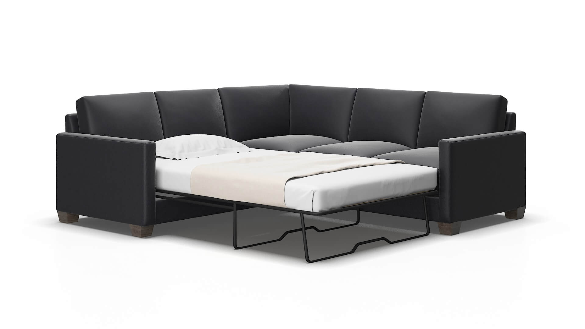 Dresden Urban_d Eclipse Sectional Sleeper Espresso legs 2