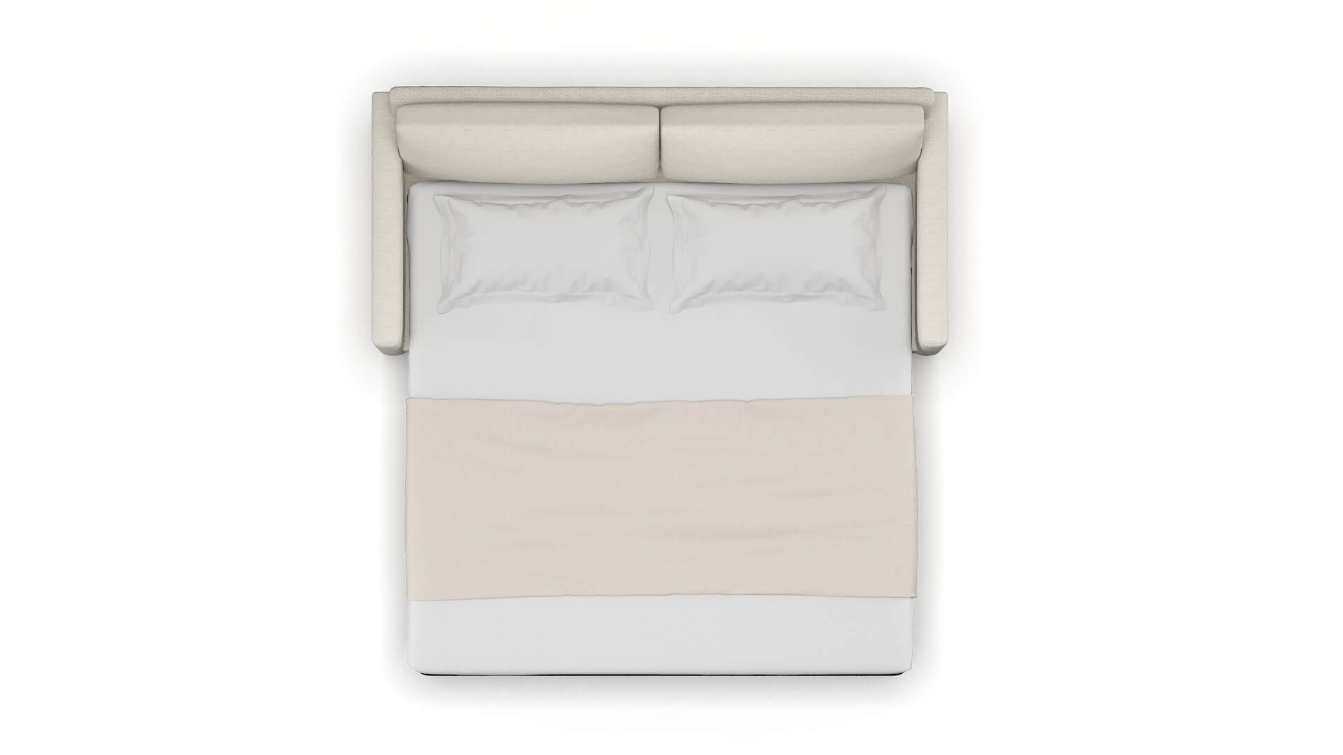 Dresden Venus Cream Sofa Sleeper Espresso legs 3