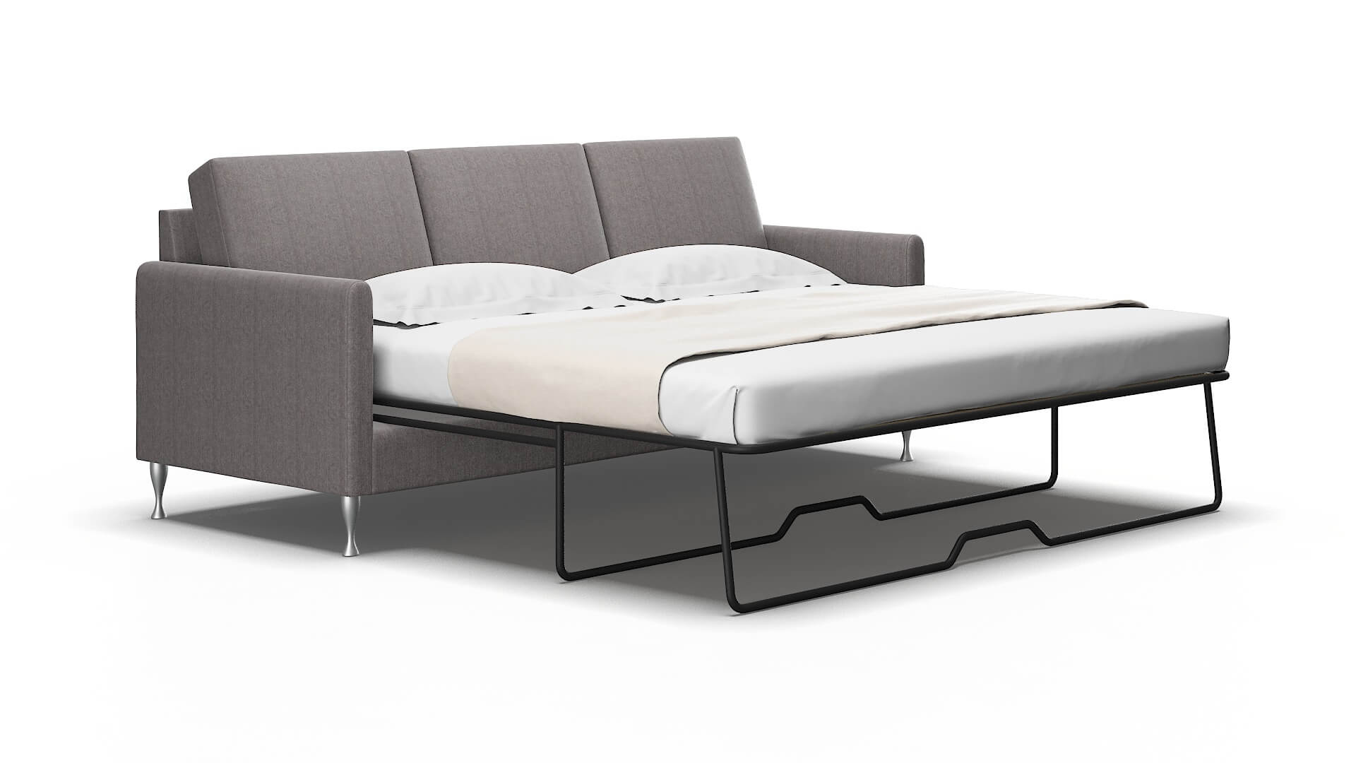 Eureka Atlas_plz Silver Sofa Sleeper Espresso legs 2