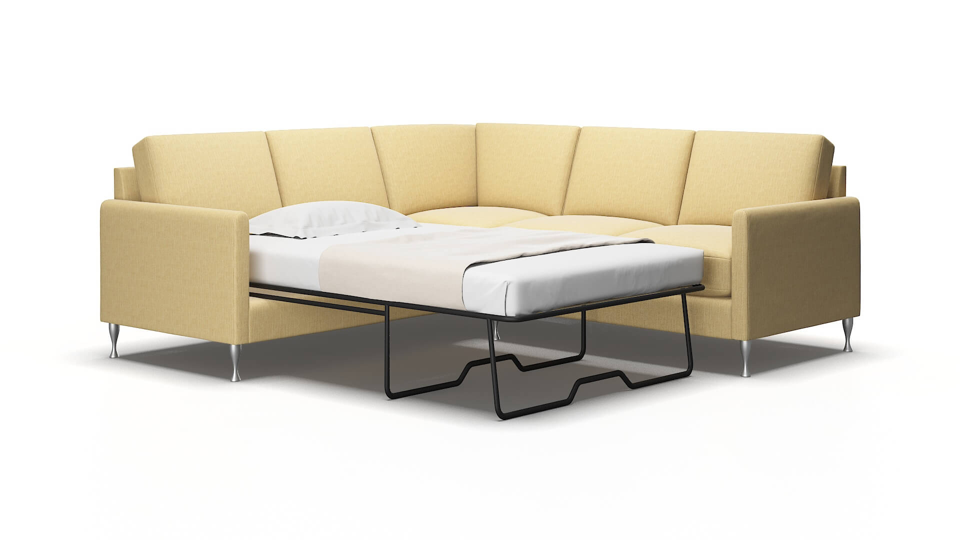 Eureka Avalon_hp Ginger Sectional Sleeper Espresso legs 2