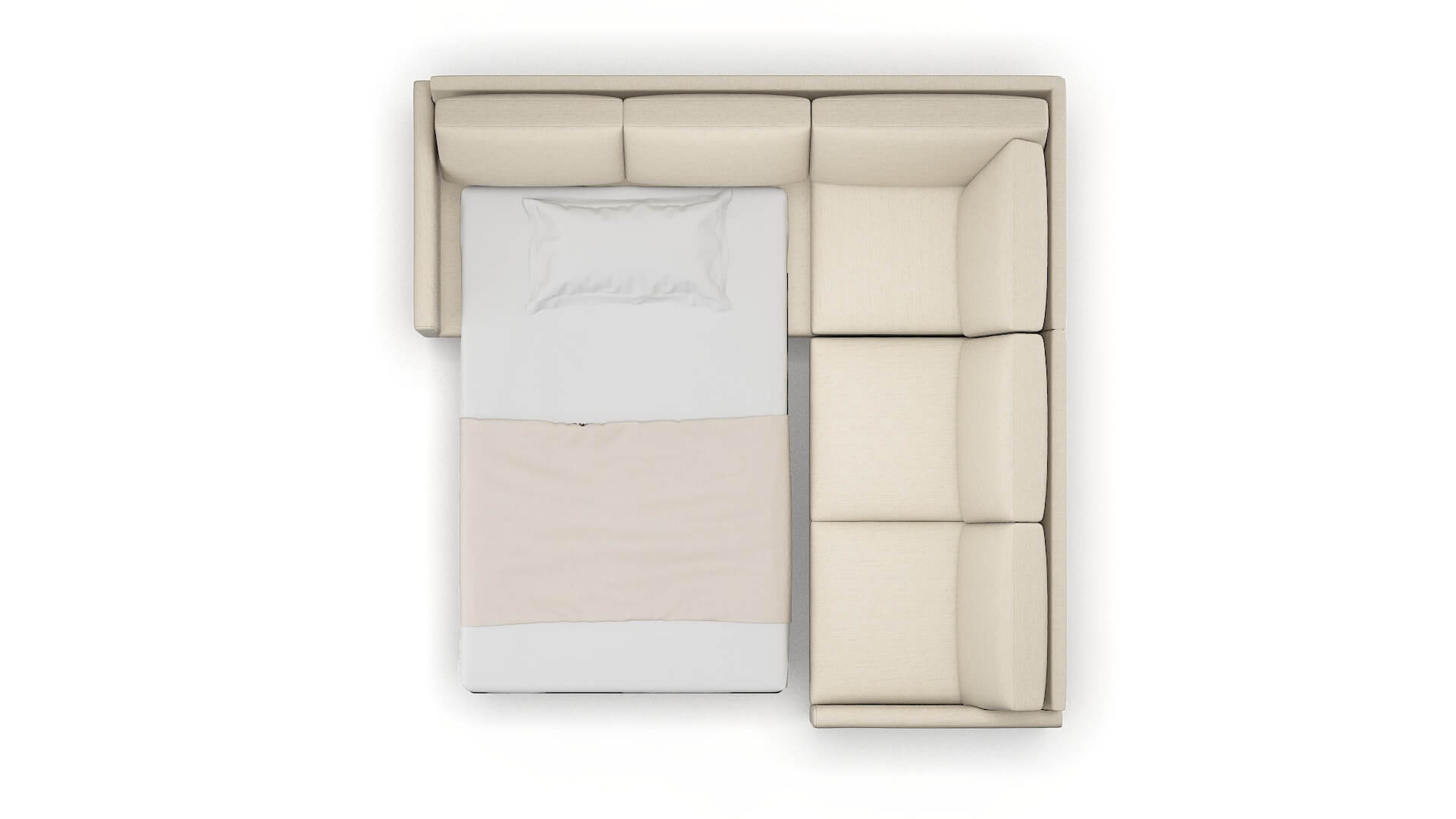 Eureka Avenger Beach Sectional Sleeper Espresso legs 3