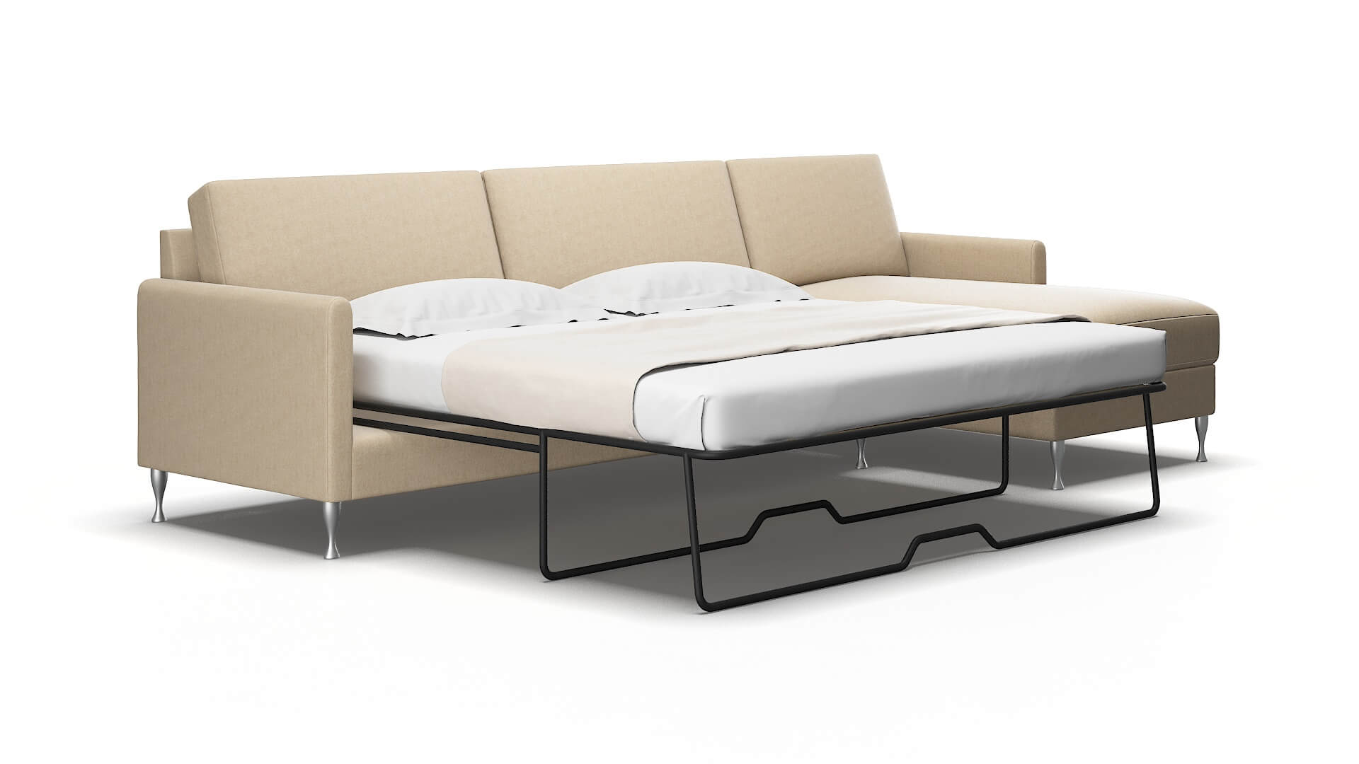 Eureka Avenger Burlap Panel Sleeper Espresso legs 2