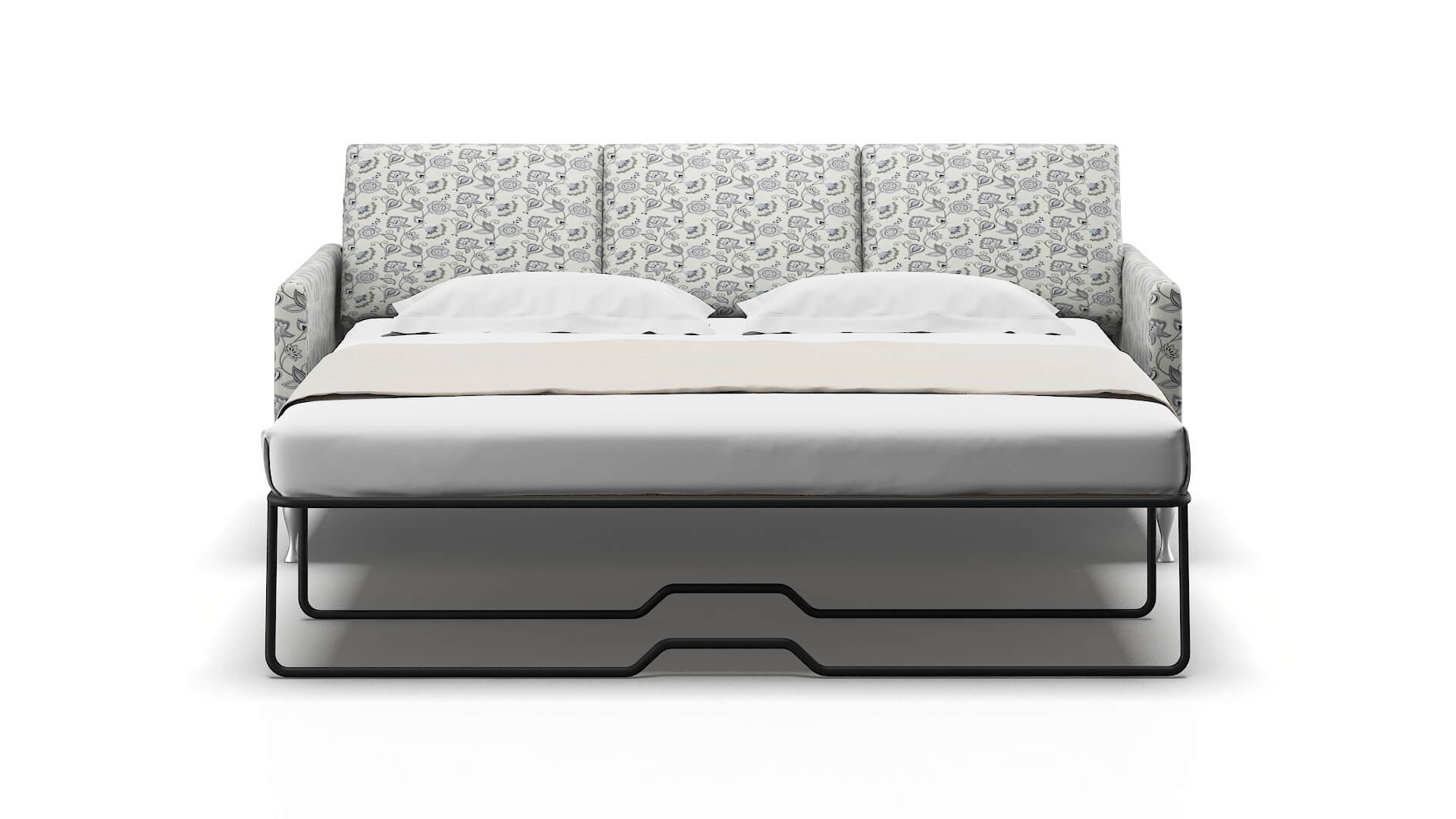 Eureka Avignon Sky Sofa Sleeper Espresso legs 1