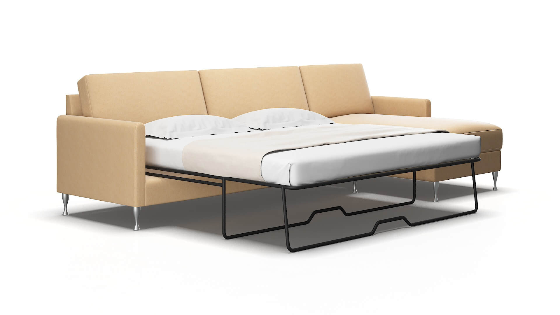 Eureka Bella Coffee Panel Sleeper Espresso Legs 2